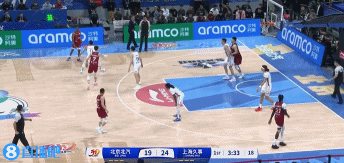 DB电子官网谁也不让谁！李弘权接球不停球直接三分 曾凡博加长三分迅速回应