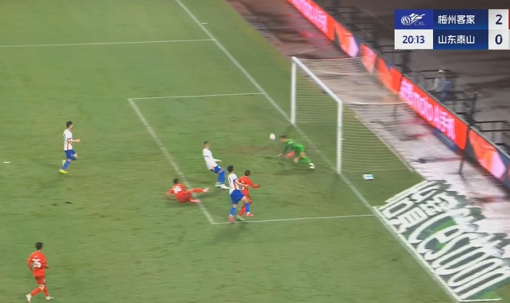 DB视讯官方登录入口半场-杨超声精彩倒钩罗德里格传射 梅州客家暂3-1山东泰山