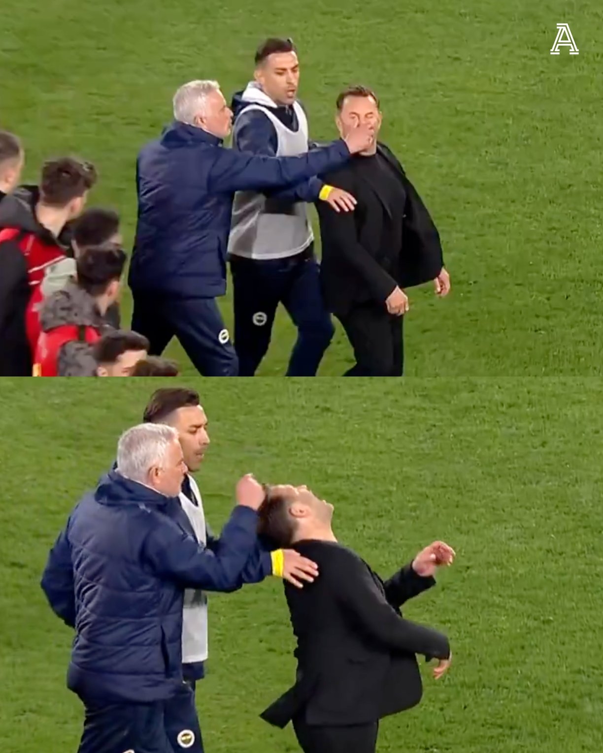 DB视讯百家乐费内巴切声明：对方有预谋挑衅穆帅仅捏鼻子回应 对方演得像中枪